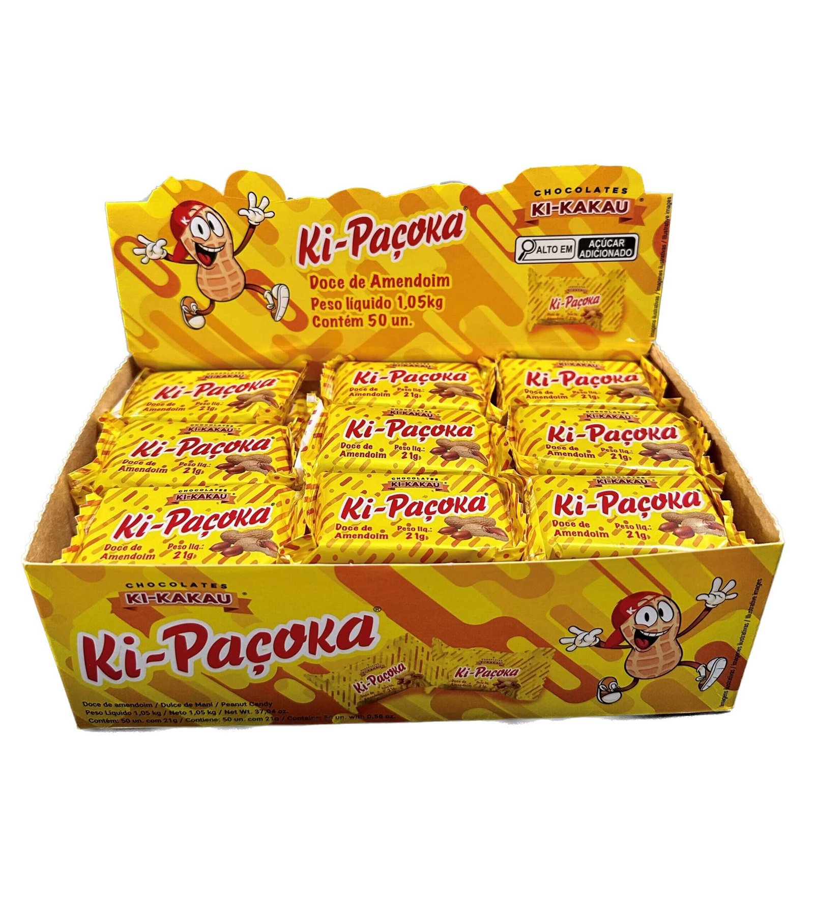 Pacoka Ki-Paçoka Quadrada - Display 1,05kg - Ki-Kakau